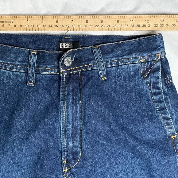 Diesel Jeans Vicious Wide Leg Size 26x31 Denim Blue NWT